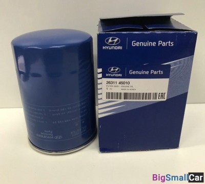Фильтр масляный D4AL D4DD D4DB Hyundai 2631145010